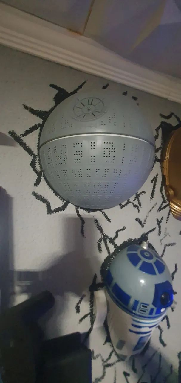 Luminaria de Parede Star Wars Estrela da Morte - Foto 2