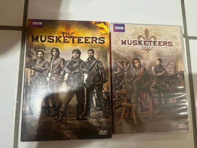 DVD Os Mosqueteiros 1 e 2 Temporada