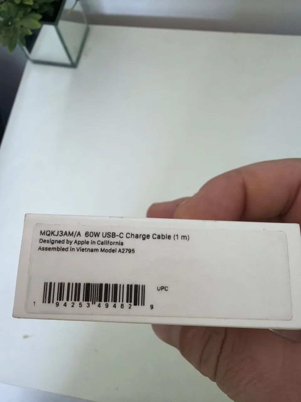[novo] Cabo Apple USB-C para USB-C Original 60w 1 metro - Foto 4