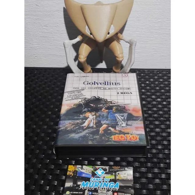 Golvellius - Master System - Tectoy - repro - Caixa de locadora - Foto 2