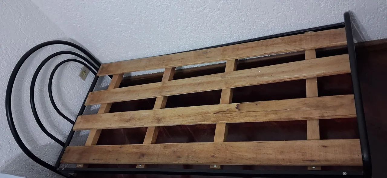 CAMA SOLTEIRO DE FERRO  - Foto 4