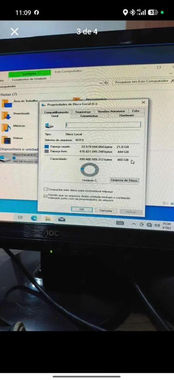 HD Seagate 500gb - Foto 3