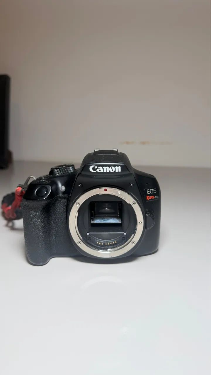 Câmera Canon T6 