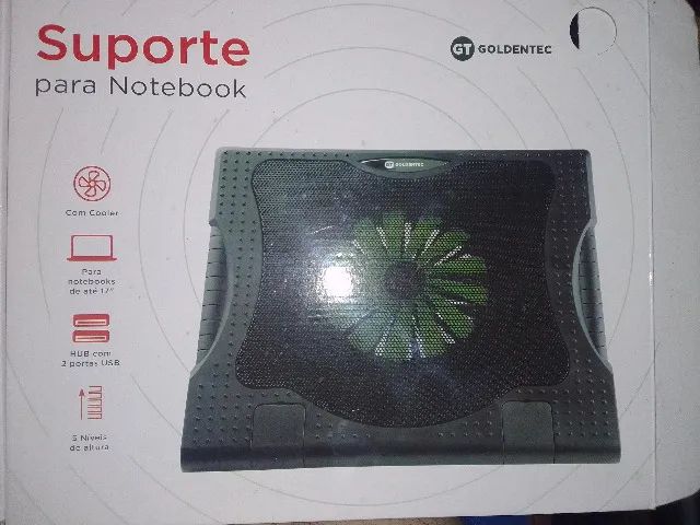 Suporte para notebook com cooler - Foto 4