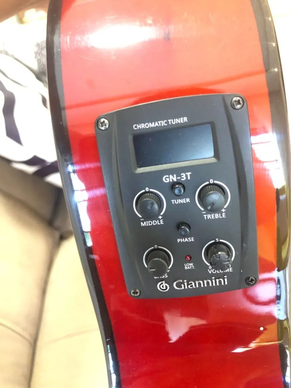 QUEIMA Kit Violao Giannini Elétrico Start Sf14 Aço Flat + Acessórios - Foto 3