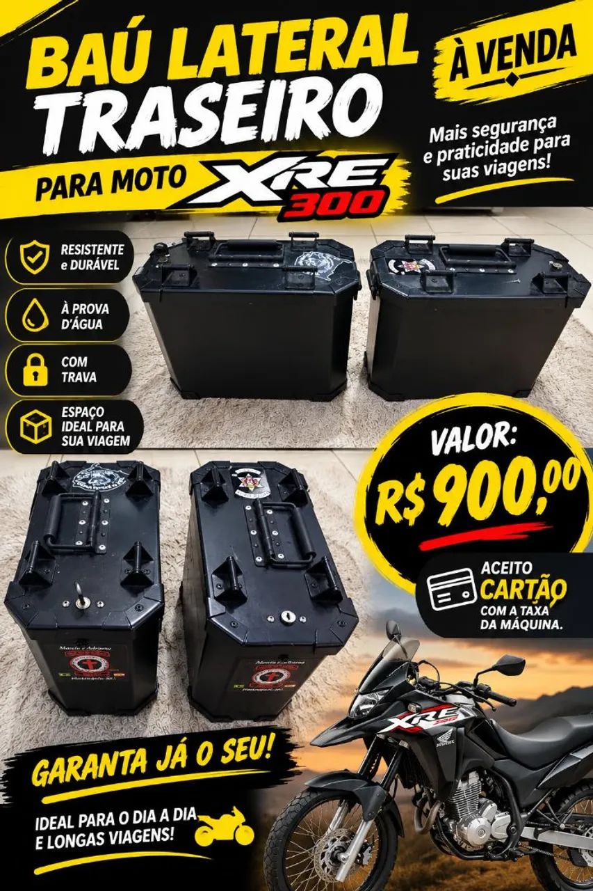 Vendo Baú para XRE 300