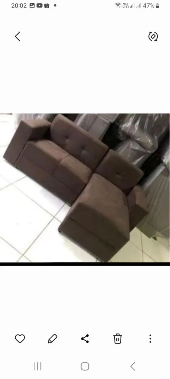 Sofá  Mônaco 1,70m  pronta entrega contato( 98) 9  *  - Foto 3