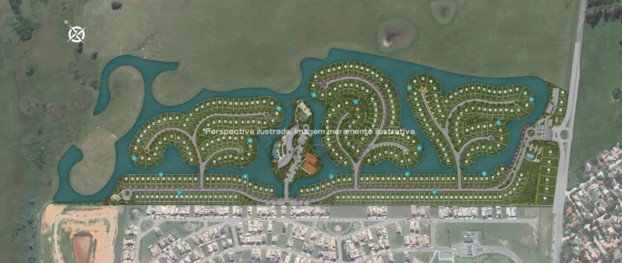 Excelente lote condomínio Isla - fundo lago - Foto 5