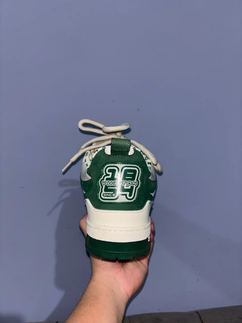 Tênis Louis Vuitton LV Skate Verde - Foto 4