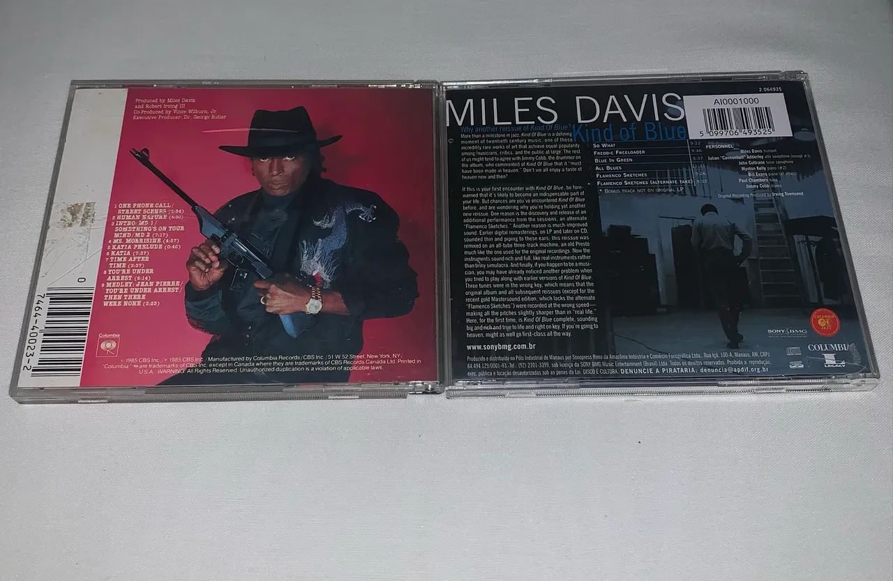 2 cds miles davis you're under arrest e kind of blue - CDs, DVDs