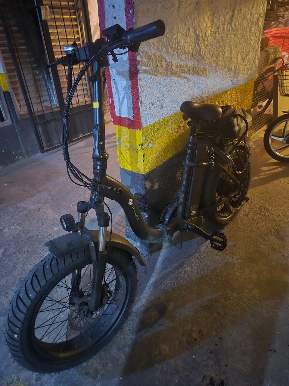 Bicicleta elétrica dobrável Panda 350w - Foto 3