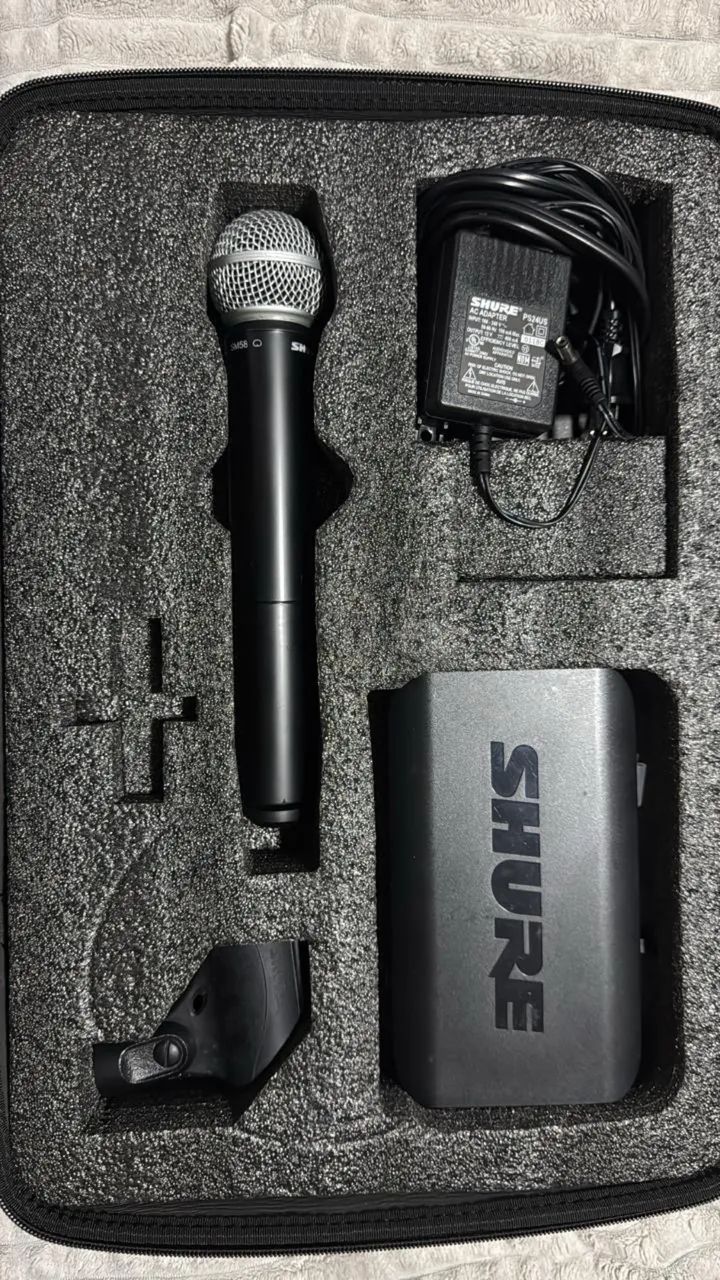 MICROFONE SEM FIO SHURE BLX24BR/PG58 ? ORIGINAL + COMPLETO - Foto 2