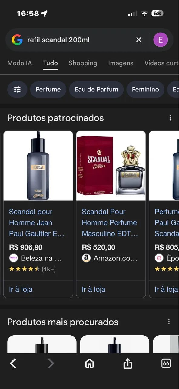 Refil scandal edt 200ml - Foto 2