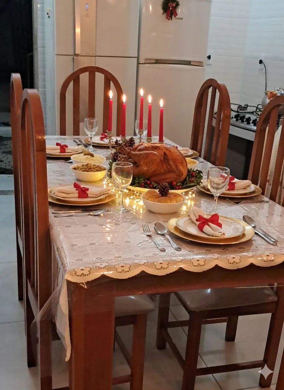 Mesa com 6 cadeiras 65570169307650123