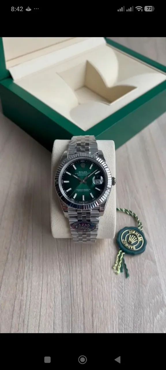ROLEX DATE JUST/ DIAL VERDE/ 2026/ S.C - Foto 2