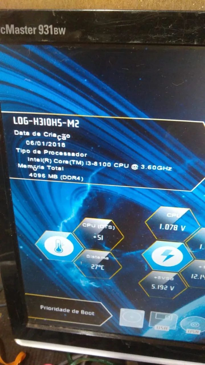 Kit intel 8° geração