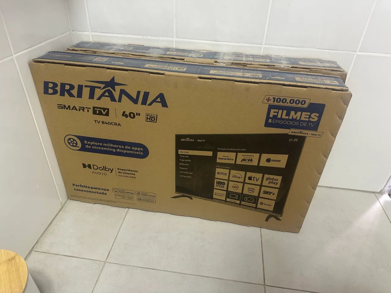 Smart TV Britânia 40 polegadas 