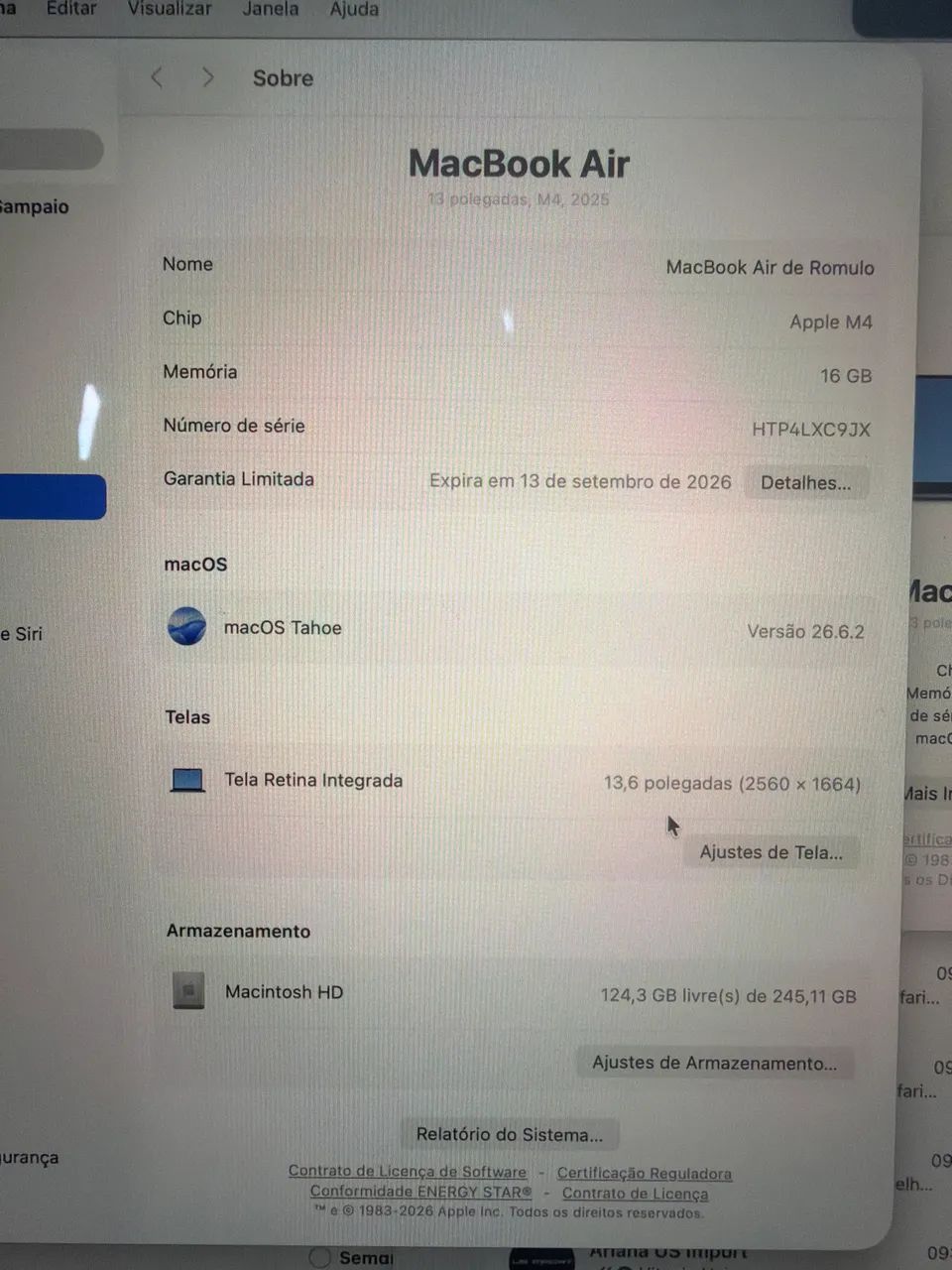 Macbook Air M4 13 polegadas - Foto 5