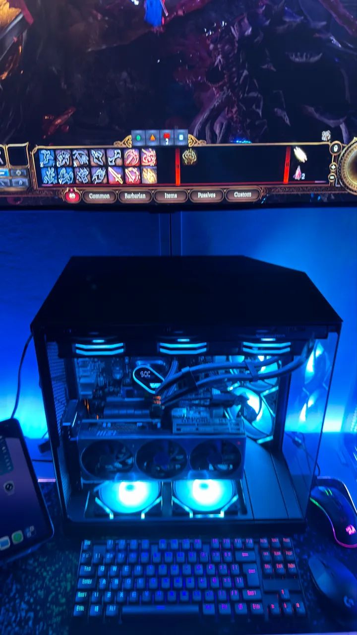 PC GAMER NZXT - Ryzen 7 5700x3D - RTX 5070Ti INSPIRE 3X MSI 16GB - impecável