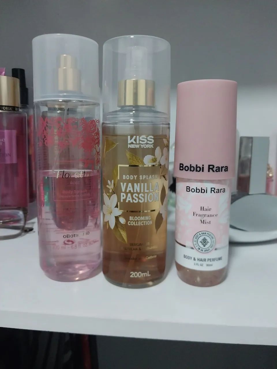 Kit com 3 body splash 