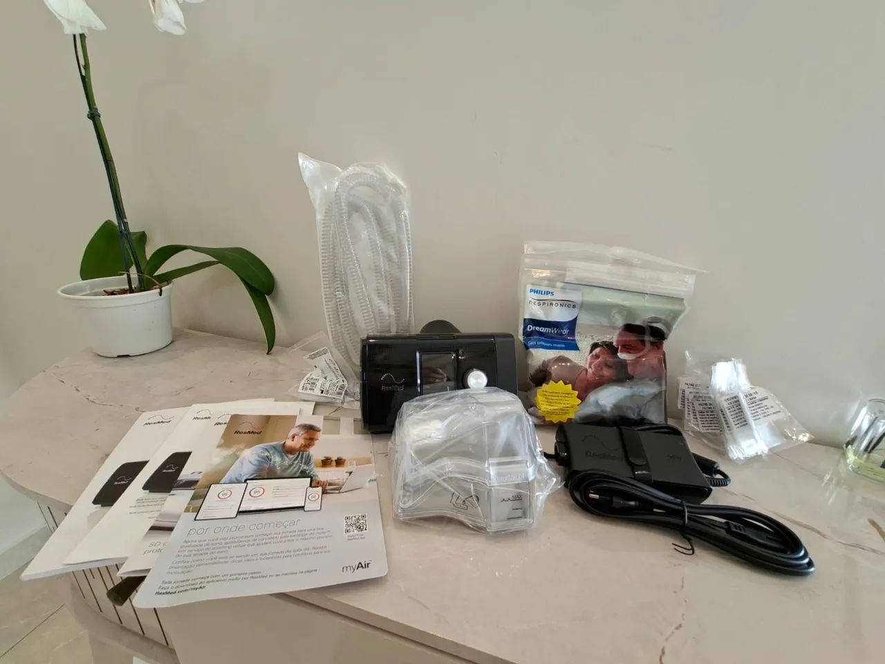 Kit CPAP AirSense 10 com Umidificador e Máscara nasal AirFit N30i - Complet - Foto 5
