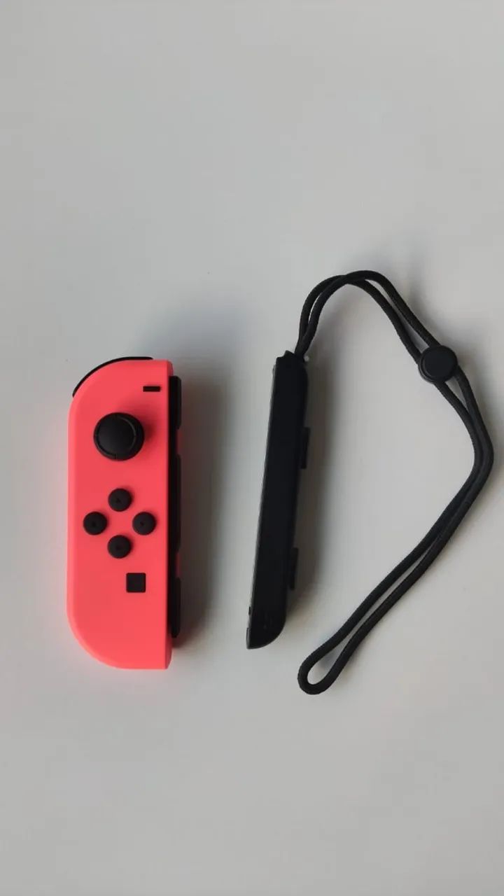 Controle joycon vermelho e azul (original) + carregador quad hyperX (original) - Foto 2