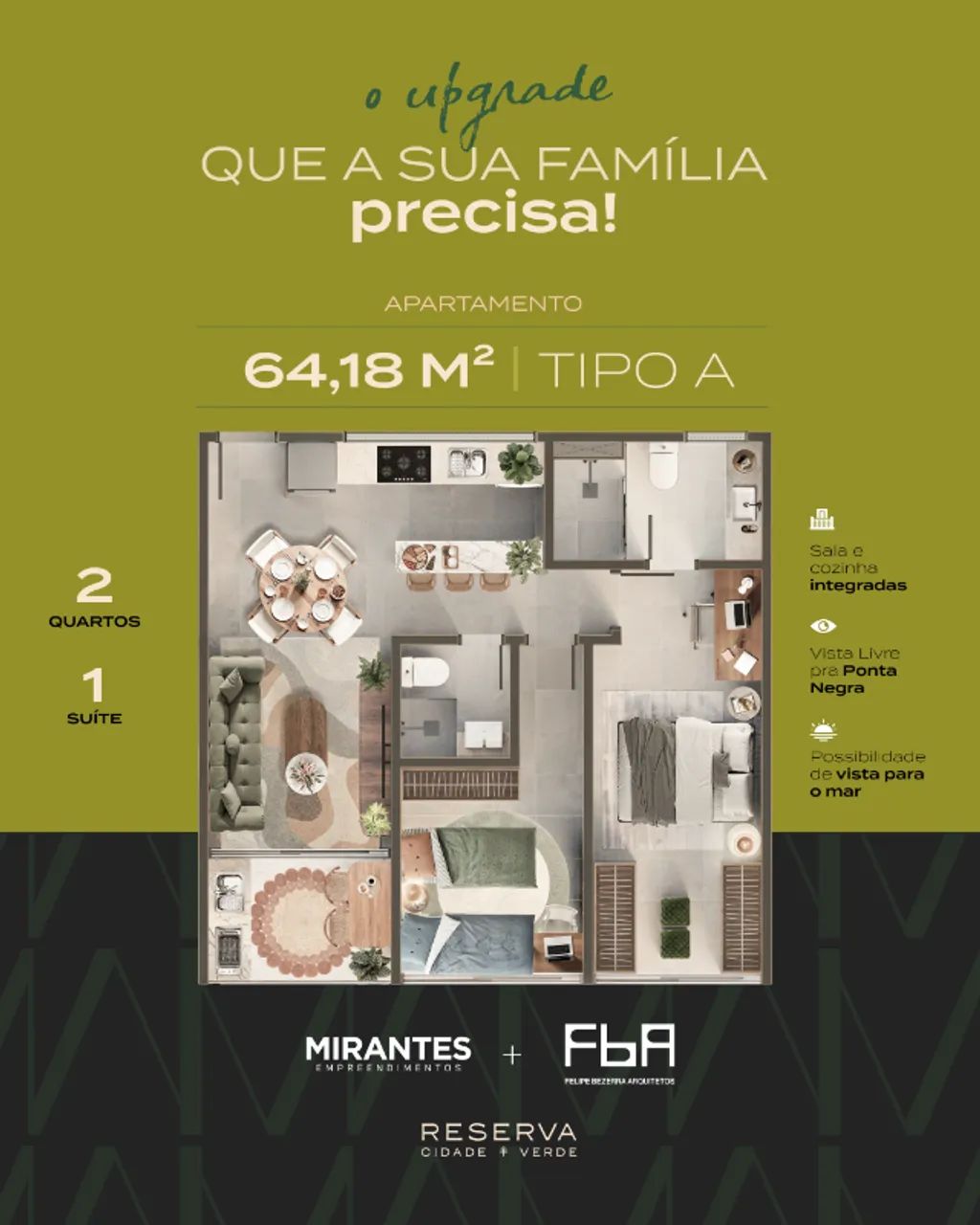 RESERVA CIDADE VERDE | LANÇAMENTO EM CIDADE VERDE | 2 E 3 QUARTOS. - Foto 3