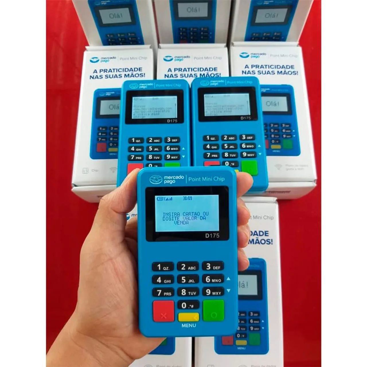 Máquina de cartão point mini chip mercado pago