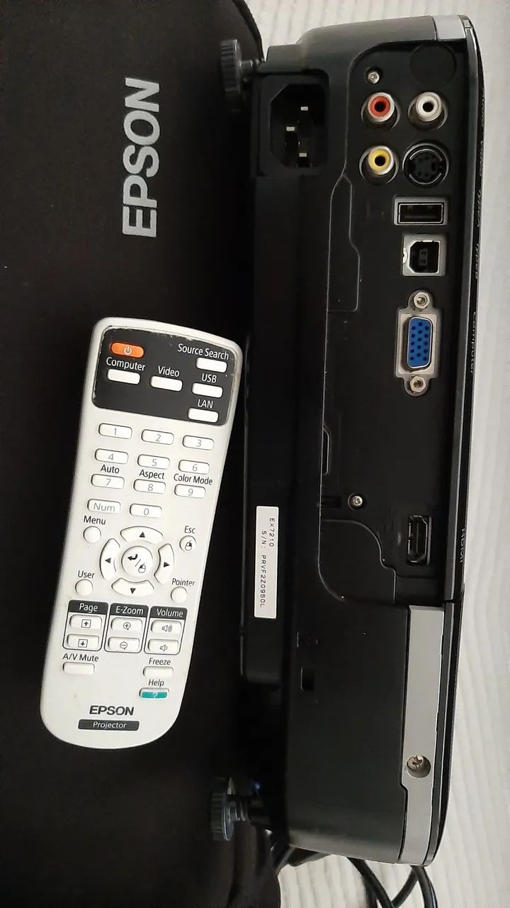 Projetor epson EX 7210 lampada nova - Foto 3