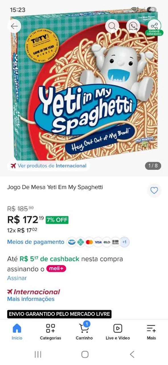 JOGO Yeti in My Spaghetti! - Foto 3