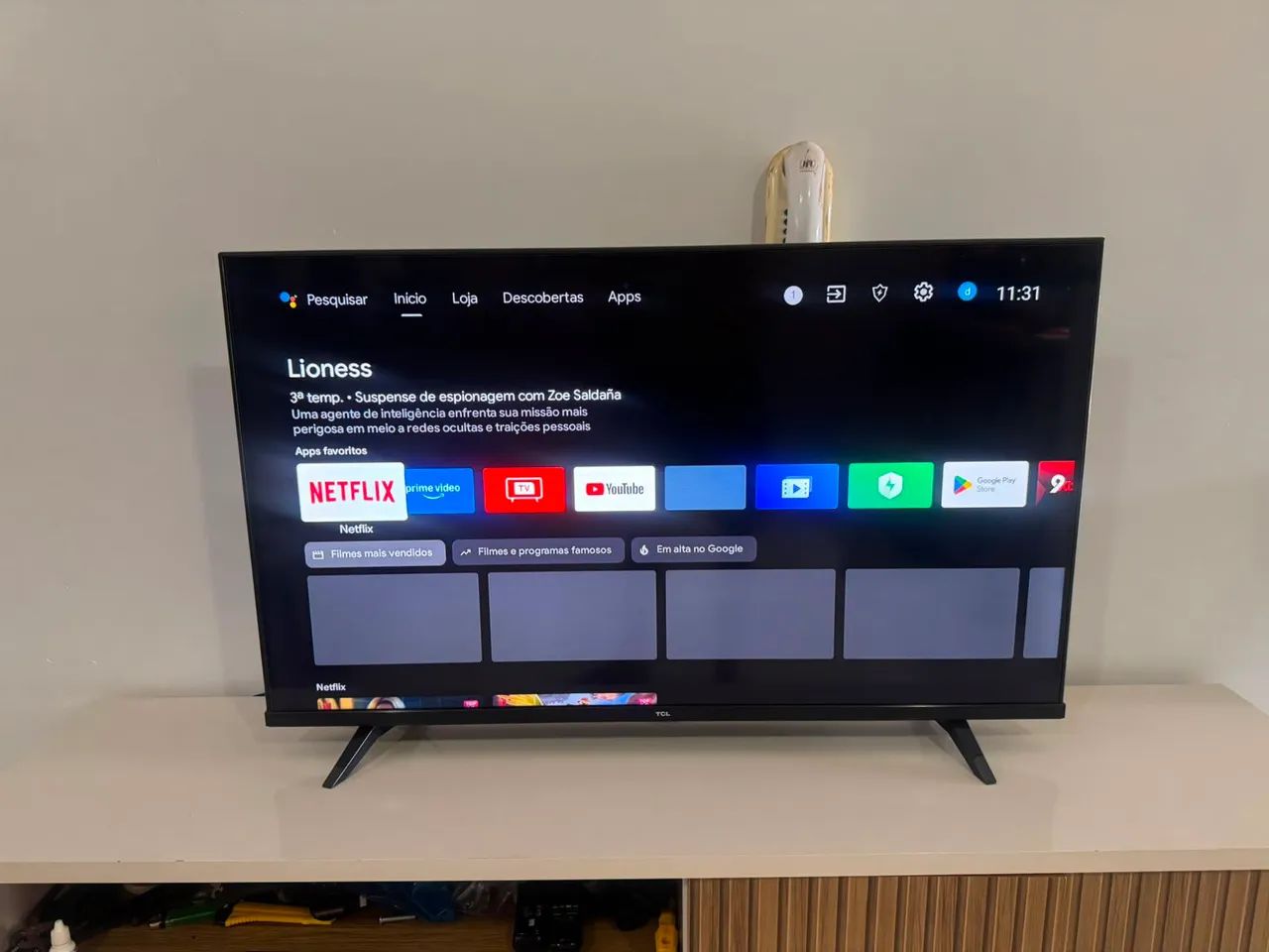 Smart tv 4k 46 polegadas Android  - Foto 2