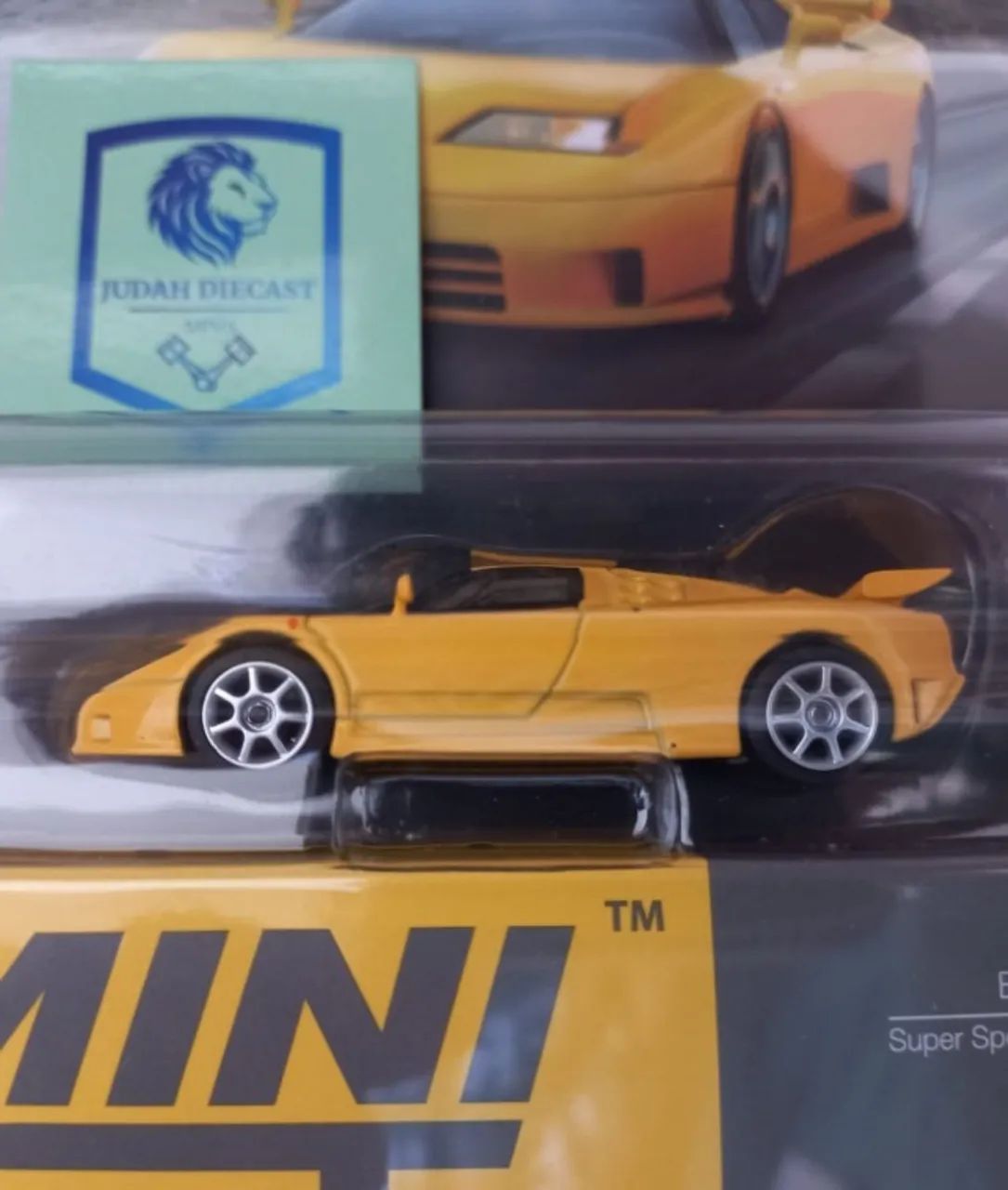 Bugatti EB 110 - Super Sport Giallo - #866 - Mini GT - Foto 2