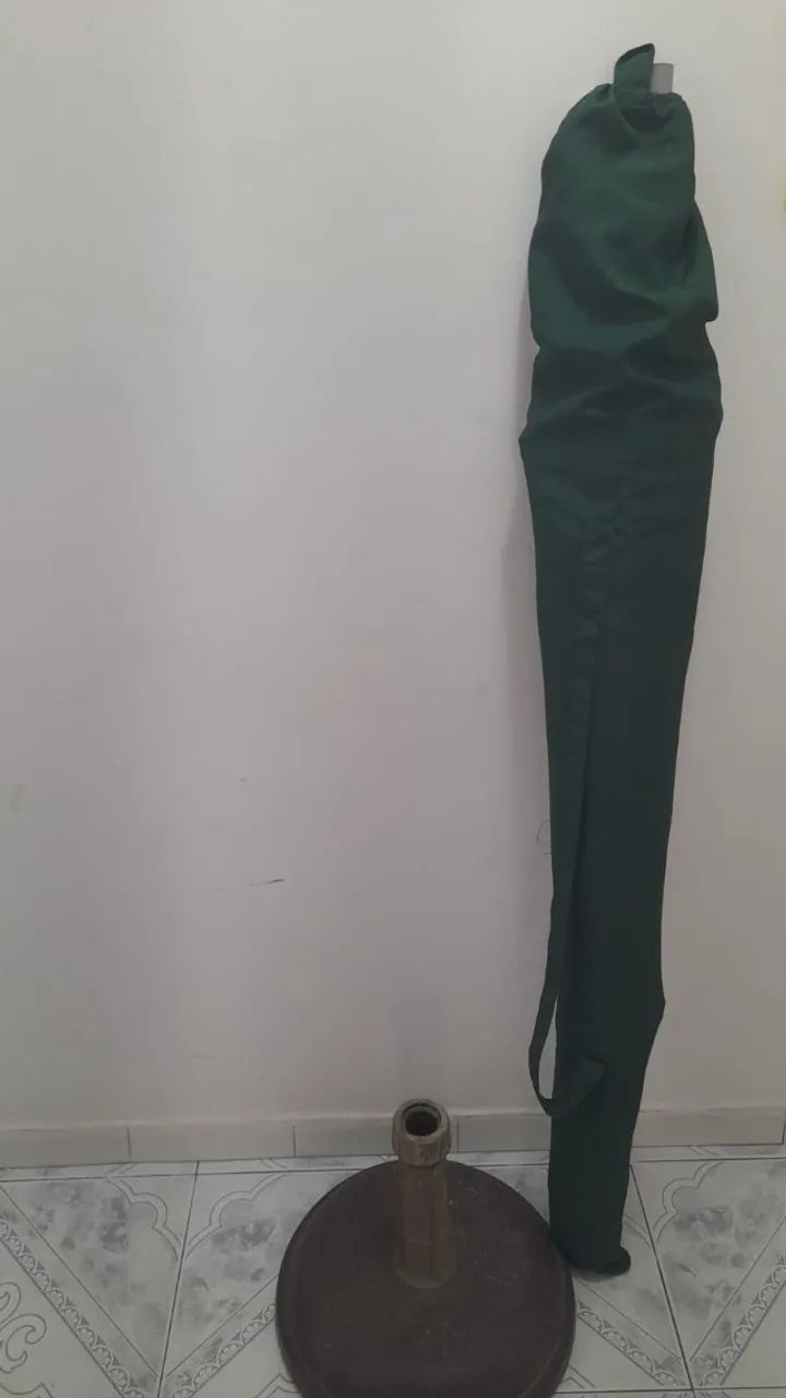 Ombrelone de aluminio com suporte de peso  - Foto 2