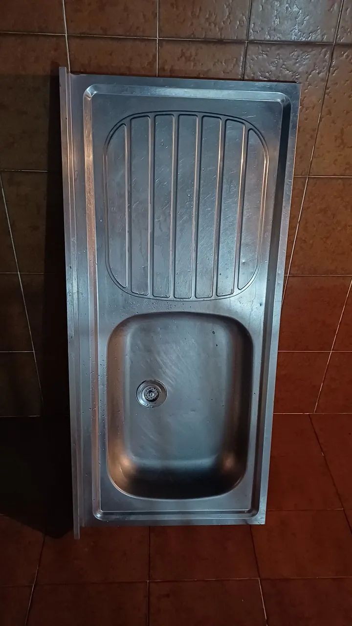 Pia 100% inox 1,20
