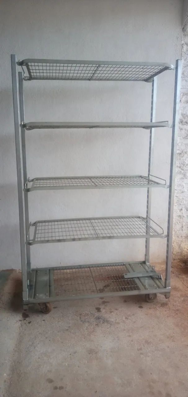 Carrinho para plantas padrão Veilling - Galvanizado  - Foto 2