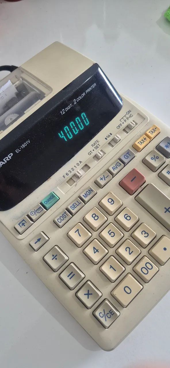 Calculadora SHARP com bobina El 1801 - Foto 2