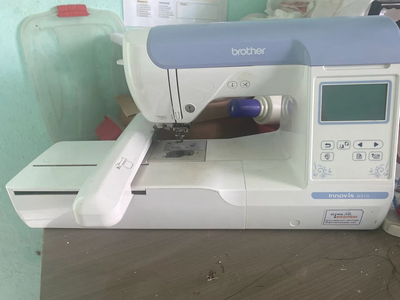 Máquina de Bordar Brother Completa + Linhas + Matrizes - Foto 3
