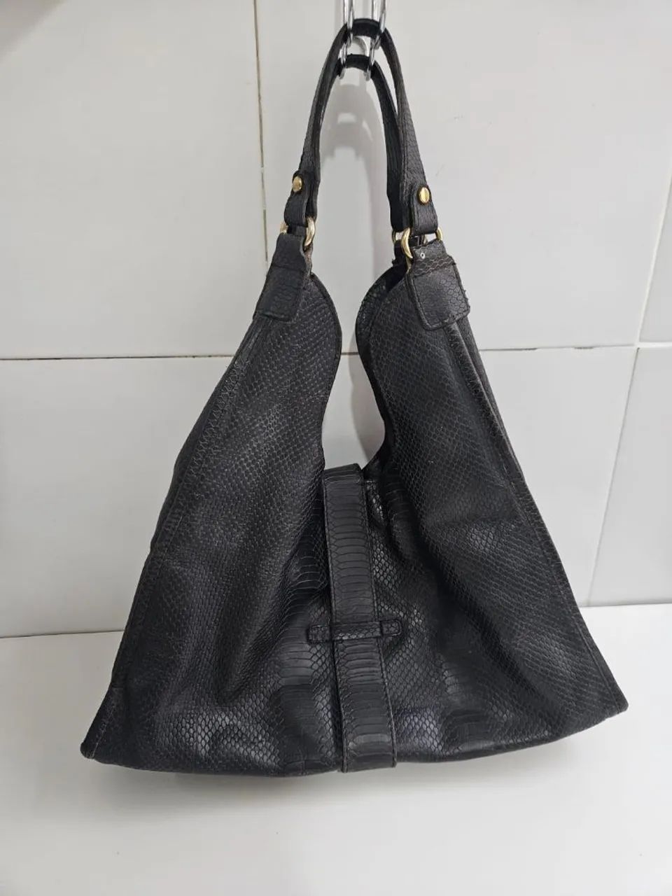 Bolsa de couro Lenny niemeyer preta  - Foto 3