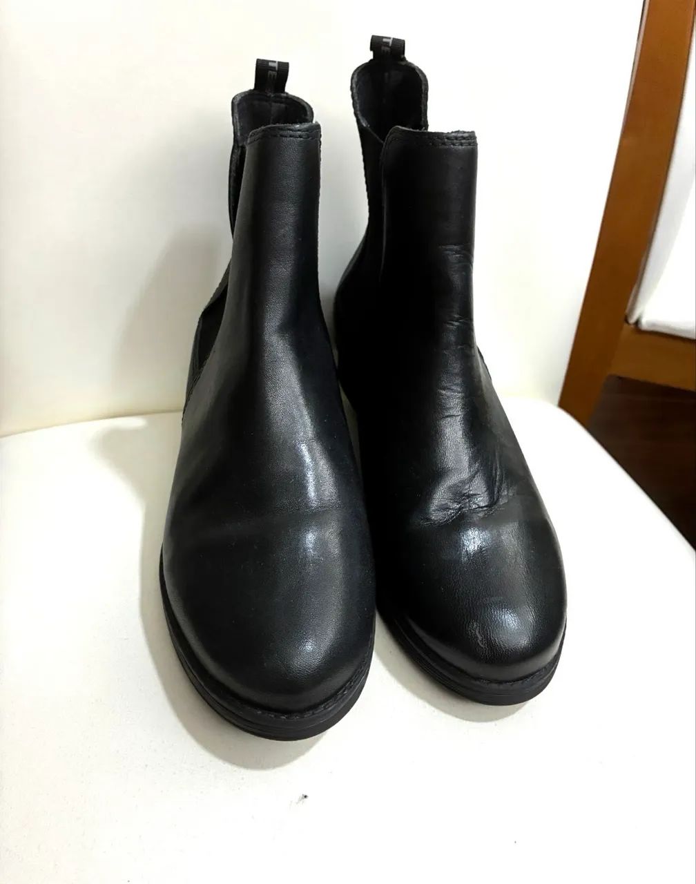Bota de couro Bottero usada uma vez  - Foto 4