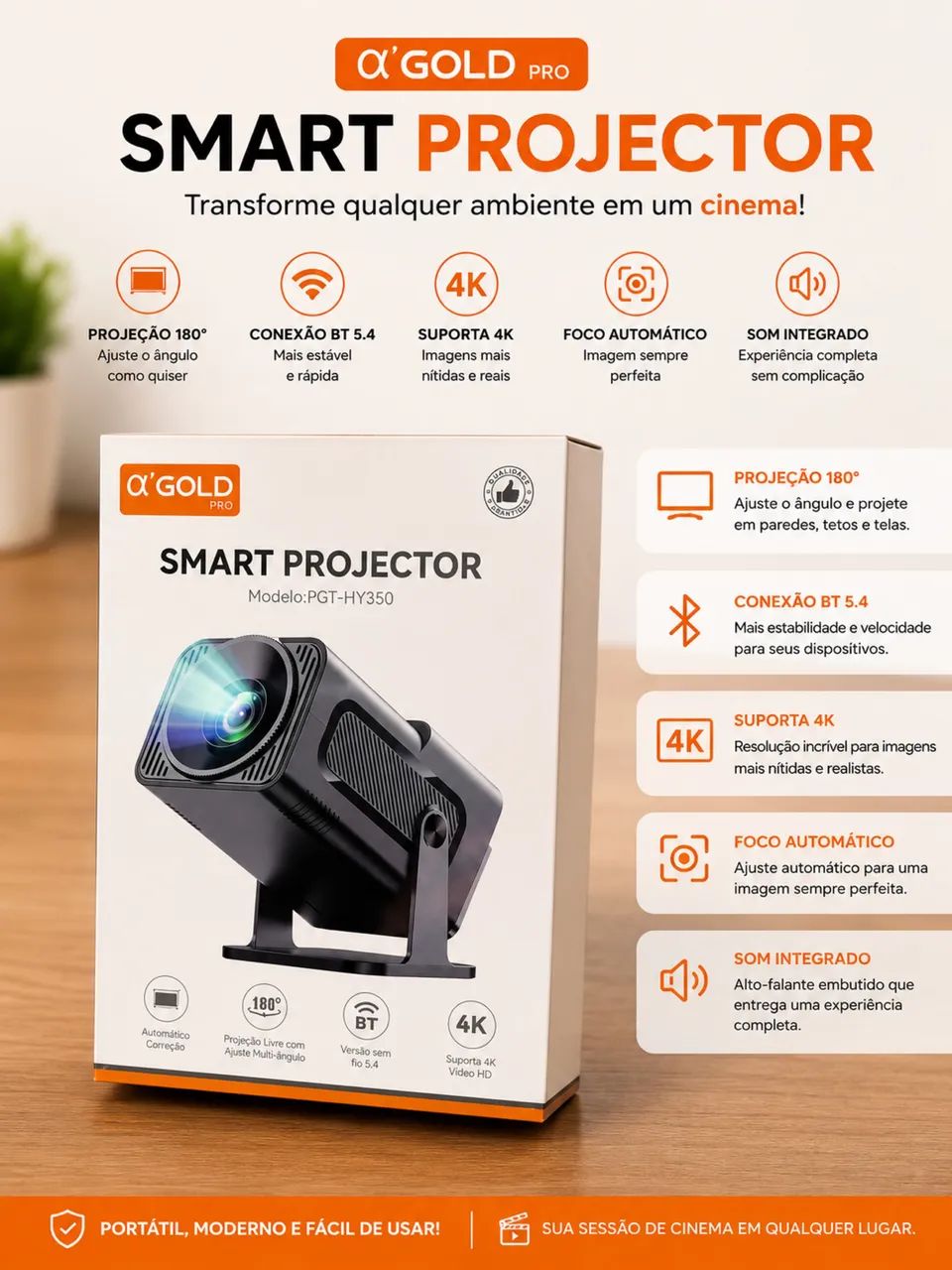 SMART PROJECTOR  PGT-HY350 - Foto 3