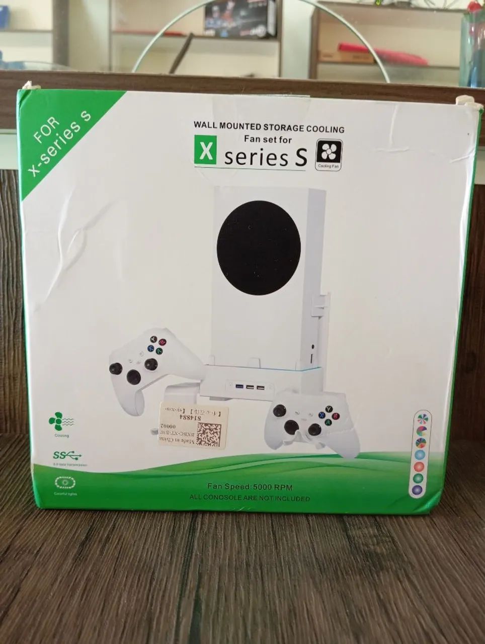 Vendo suporte de parece para Xbox séries  S com cooler e  RGB