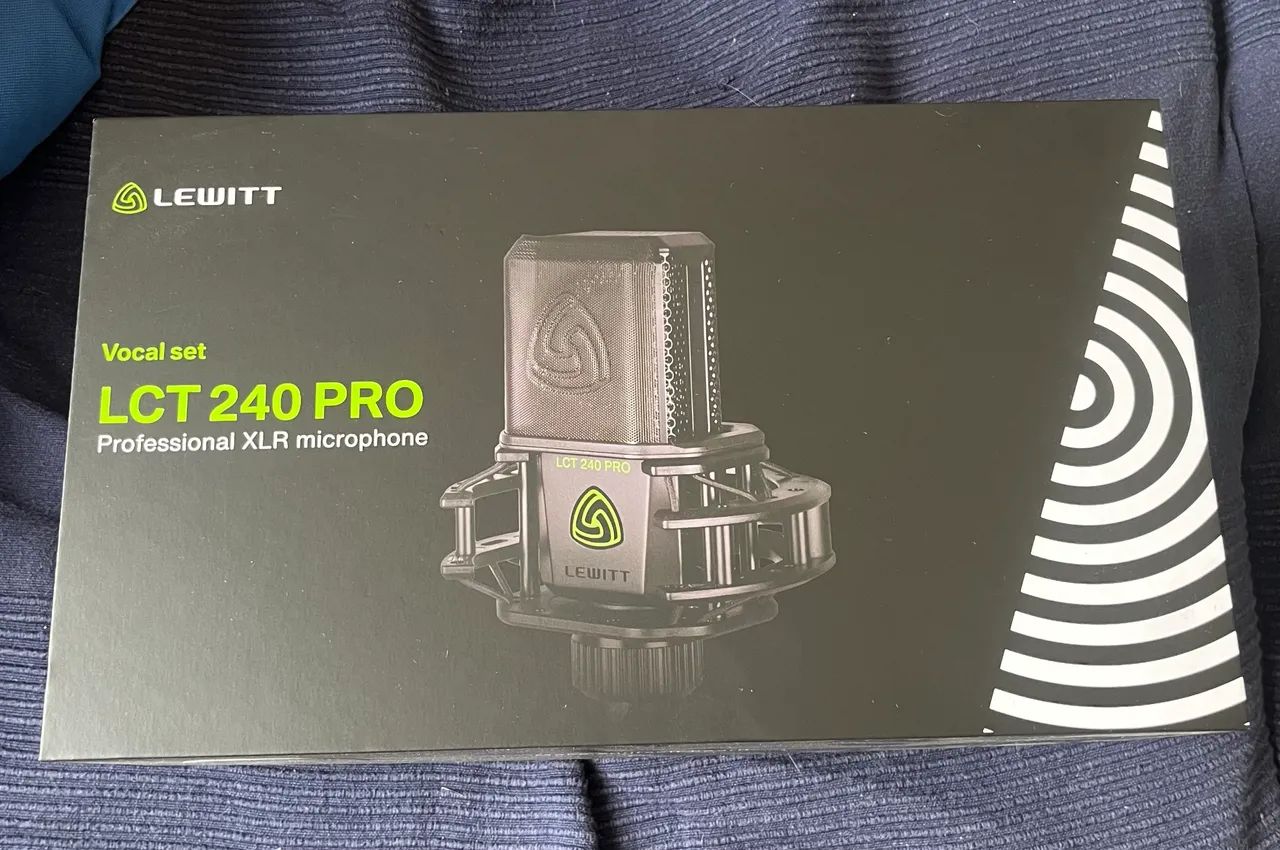 Lewitt lct 240 pro kit microfone condensador NOVO - Microfones e
