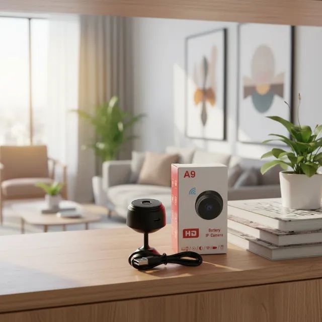 Mini Câmera Wifi de Segurança