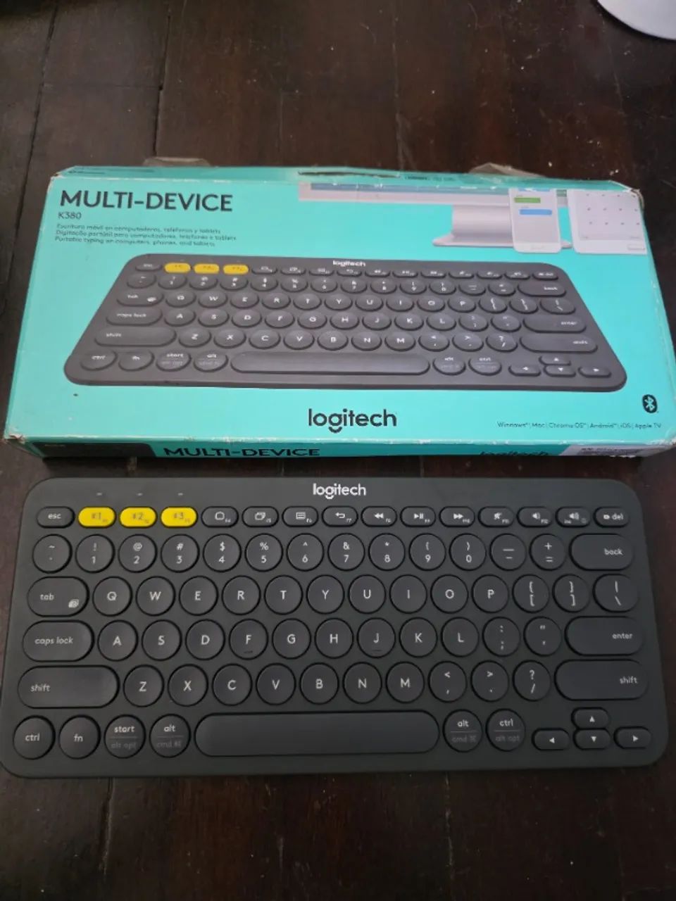 Teclado wireless portátil logitech