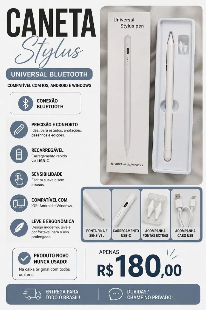 caneta stylus pen