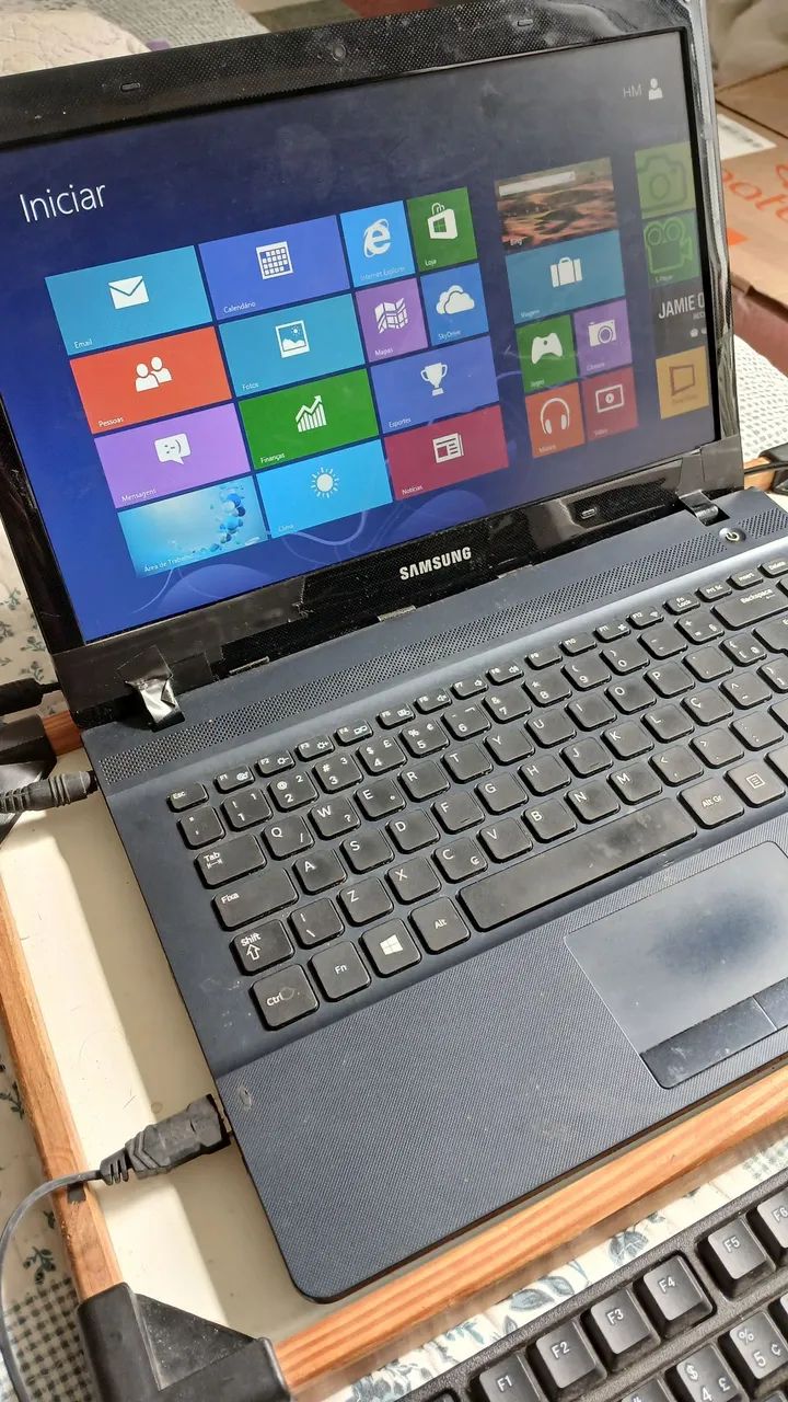 Notebook Samsung NP270E4E Celeron 1.1Ghz Funcionando Perfeito com Bateria