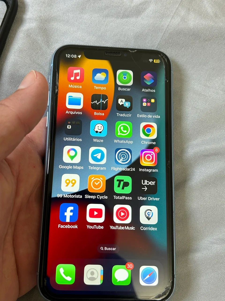iPhone XR 128GB Azul, sem marcas de uso - Foto 3