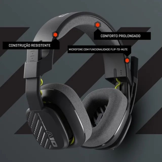 Headset Astro A10 Gaming Gen 2 Preto - PS5, PS4, PC e Switch - Foto 2