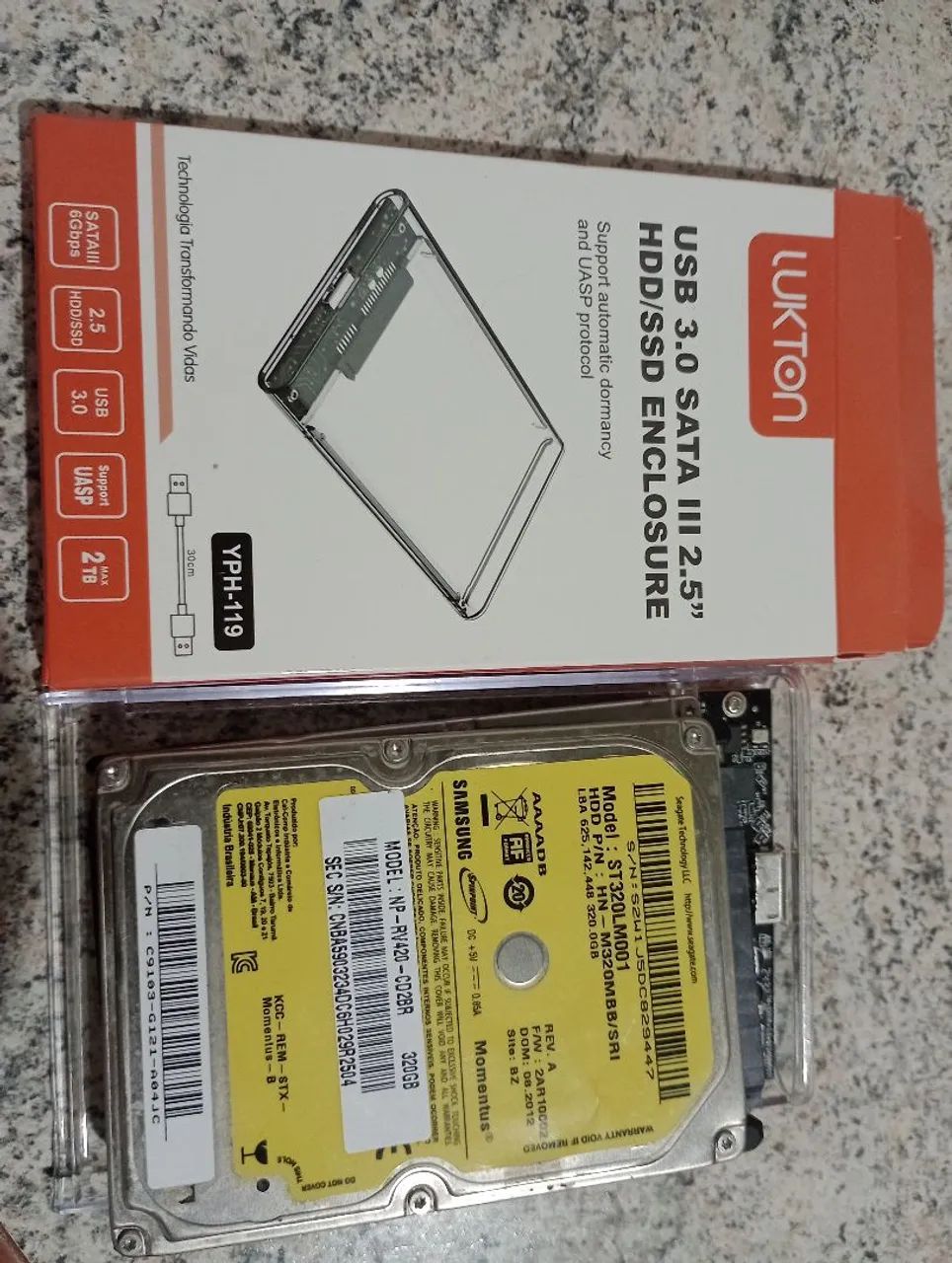 HD externo 320gb