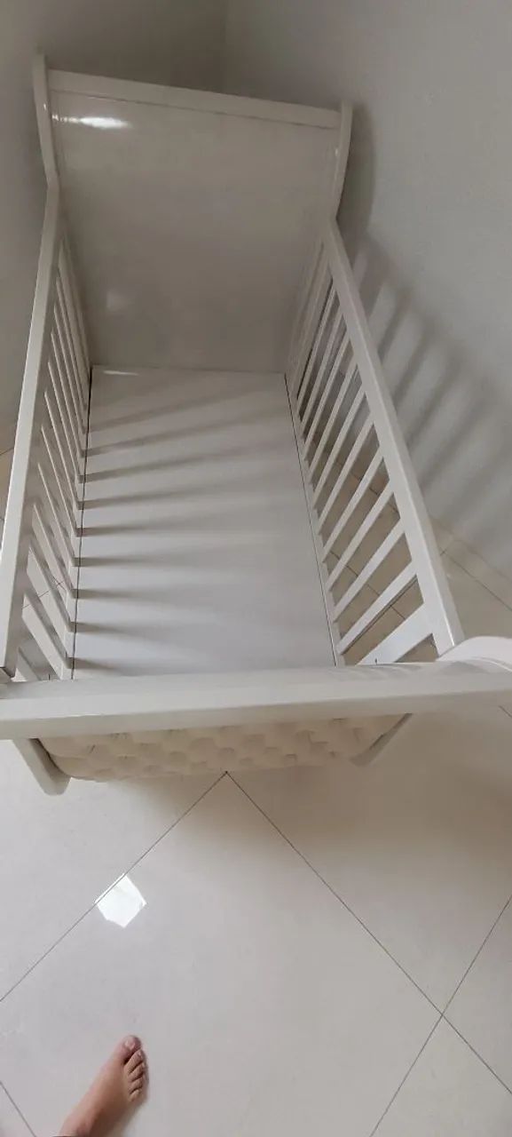 Vendo Berço com detalhes Capitone  - Foto 4